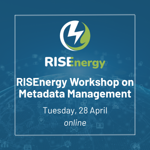 RISEnergy Workshop on Metadata Management