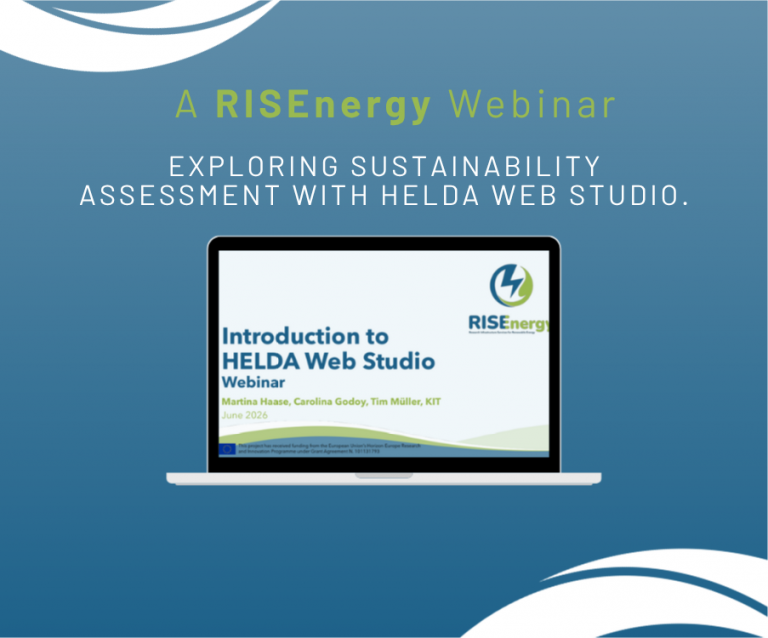 Webinar: Exploring sustainability assessment with HELDA Web Studio.